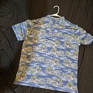 Tommy Bahama Short Sleeve Shirt Men's Size Large Island Girl